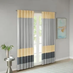 84"x50" Salem Polyoni Pintuck Light Filtering Window Curtain Panel - Madison Park -Madison Park Shop GUEST bb50556b d545 43b3 8c9d a4a98bb8b87c
