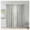 Zoe Fretwork Burnout Sheer Curtain Panel