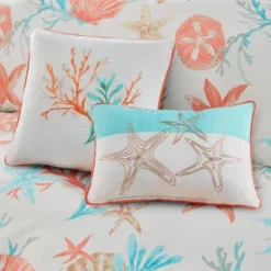 Ocean View Duvet Cover Set Coral - 6pc -Madison Park Shop GUEST c5dbbd27 734c 42db a7a3 7a7af49a8af3