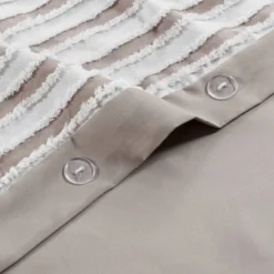 Madison Park 3pc River Clipped Jacquard Duvet Cover Set Off-White 15 Madison Park 3pc River Clipped Jacquard Duvet Cover Set Off-White -Madison Park Shop GUEST cb5b6ca0 8aeb 4969 8881 4df547b83472