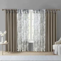 Lillian Twisted Tab Light Filtering Lined Curtain Panel -Madison Park Shop GUEST cba45b6b f857 4627 911c ccb13240c415