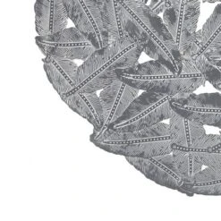 3pc Round Jax Feather Painted Iron Wall Decor Panel Set Gray - Madison Park -Madison Park Shop GUEST cd169581 79d7 430f 8c74 98d9fbb47d17