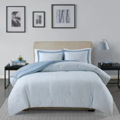 Braydon Reversible Stripe Comforter Mini Set