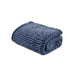 50"x60" Chunky Double Knit Handmade Throw Blanket - Madison Park -Madison Park Shop GUEST d5ad41b1 0591 4673 8211 e63ef2255659