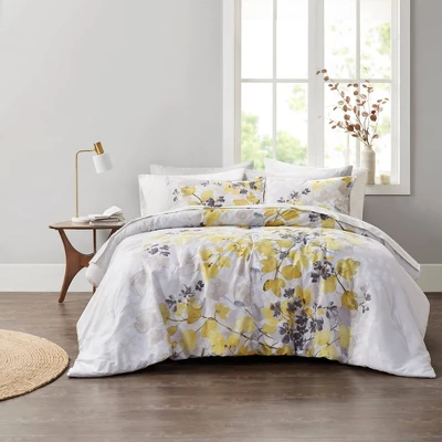 Madison Park Karissa Comforter Set With Bed Sheets Yellow 1 Madison Park Karissa Comforter Set With Bed Sheets Yellow