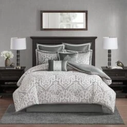 8pc Elliot Jacquard Comforter Set