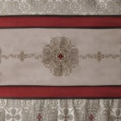 Perry Embroidered Shower Curtain Red -Madison Park Shop GUEST db4e72d2 8225 4d98 a2bf a3078f9ff62c