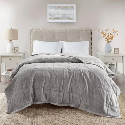 Campbell Reversible HeiQ Smart Temperature Down Alternative Bed Blanket 1 Campbell Reversible HeiQ Smart Temperature Down Alternative Bed Blanket