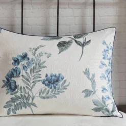 Benita 7pc Printed Seersucker Comforter Set Blue -Madison Park Shop GUEST df6e0898 932e 437d a8e7 6aafce628fc6