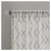 Clarissa Diamond Sheer Curtain Panel
