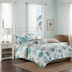 Madison Park 6pc Ocean View Cotton Sateen Duvet Cover Set Aqua -Madison Park Shop GUEST e3e3b710 d17b 4025 a3da 0a4b19fbc613
