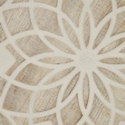 Leah Round Two-Tone Medallion Wall Decor Natural/White - Madison Park -Madison Park Shop GUEST e42daa45 2445 456f a028 72f698ae417a