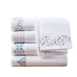 Madison Park 4pc Embroidered Microfiber Sheet Set -Madison Park Shop GUEST e731f71d bbcc 4b7e abb8 23d5fbbe0d44