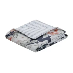 Sorrel Full/Queen 3pc Cotton Printed Reversible Coverlet Set Dark Blue -Madison Park Shop GUEST ec89818e c51a 41a1 912a 5e5cf1c849bd