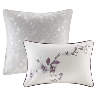 Sakura Cotton Duvet Cover Set 7pc 3 Sakura Cotton Duvet Cover Set 7pc - Image 3