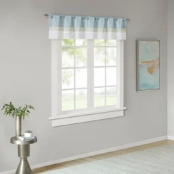 18"x50" Salem Polyoni Pintuck Window Valance - Madison Park -Madison Park Shop GUEST ee5e69bb 3f9c 4e9e 9da7 8299aec2eda8