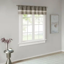 18"x50" Salem Polyoni Pintuck Window Valance - Madison Park -Madison Park Shop GUEST f8ea9179 5be9 4e62 a3dd 36cb74a0d55c