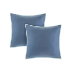 8pc Lian Cotton Printed Reversible Comforter Set Blue -Madison Park Shop GUEST fcd69d6b 55a3 4769 b419 ae86ed110c35