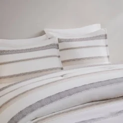 Madison Park 5pc Cove Clipped Jacquard Comforter Set White/Assorted Beiges -Madison Park Shop GUEST fd05b8f6 89ca 411c b783 644df258ccaa