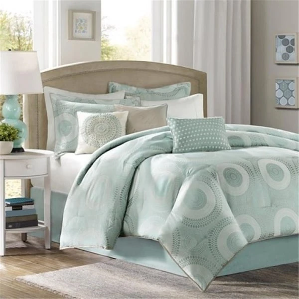 Baxter Comforter Set, Blue - Cal King 1 Baxter Comforter Set, Blue - Cal King