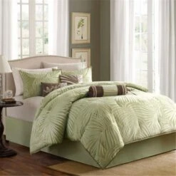 Freeport Comforter Set, Green - Cal King
