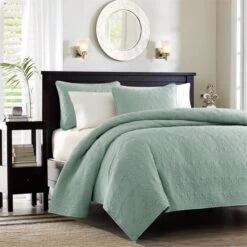 Coverlet Set - King, Seafoam