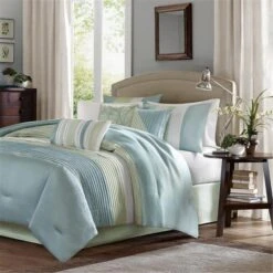 Carter 7 Piece Comforter Set - Green, Full, 7PK
