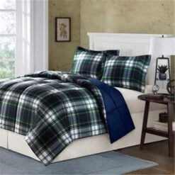 Madison Park BASI10-0243 Parkston 190TC Down Alternative Comforter Mini Set - Full Queen