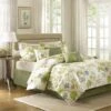Madison Park MP10-925 Kannapali 7 Piece Comforter Set; Yellow - Queen