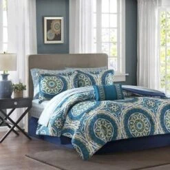 Madison Park MPE10-058 9 Piece Odisha Bedding Set - King