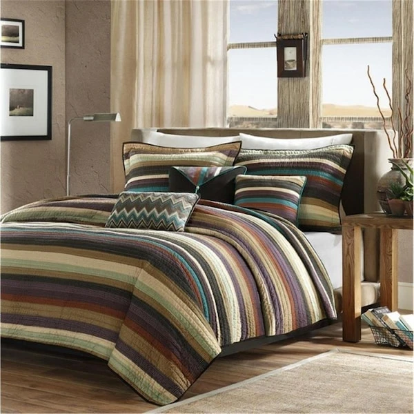 Yosemite Quilted Coverlet Set - Multi, Twin And Twin XL 1 Yosemite Quilted Coverlet Set - Multi, Twin And Twin XL