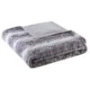 Zuri Oversized Faux Fur Throw, Grey - 60 X 70 In.