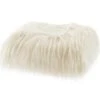 Madison Park MP50-4826 50 X 60 In. Faux Fur Throw; Ivory