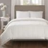 Cambria Premium Oversized Down Alternative Blanket - Ivory, Full And Queen