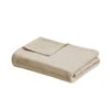 Freshspun Basketweave Cotton Blanket, Natural - Twin