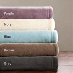 100 Percent Polyester Microlight Blanket - Twin