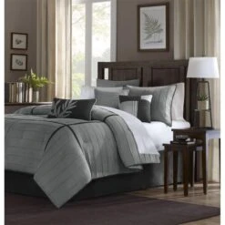 Comforter Set - King, Grey