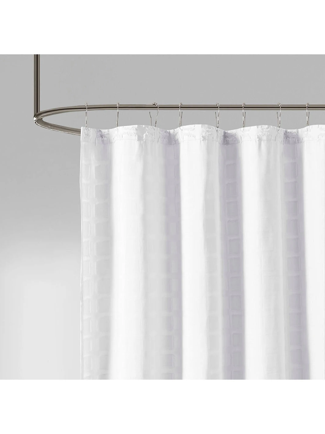 Metro Geometric Tufted Shower Curtain 4 Metro Geometric Tufted Shower Curtain - Image 4