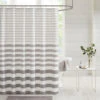 Aviana Ombre Striped Shower Curtain